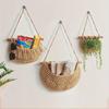 Cotton Rope Woven Three Tier Hanging Basket for Kitchen and Dining Room Storage Fruit Vegetable Organizer