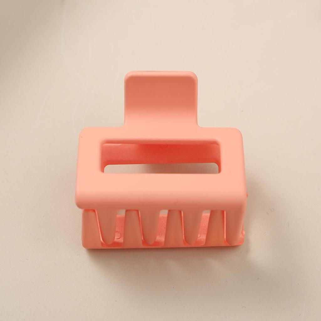 8.5CM x 10.5CM Rectangular Matte PS Hair Clip - Simple Shark Hair Accessory