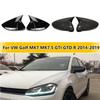 For VW GOLF 7 MK7 MK7.5 R GTI 2014- Car Rearview Side Mirror Cover Wing Cap Exterior Door Housing Shell Trim ABS Sticker