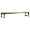 Monitor Stand Sonoma Oak Finish 85 X 23 X 15.5 Cm Engineered Wood