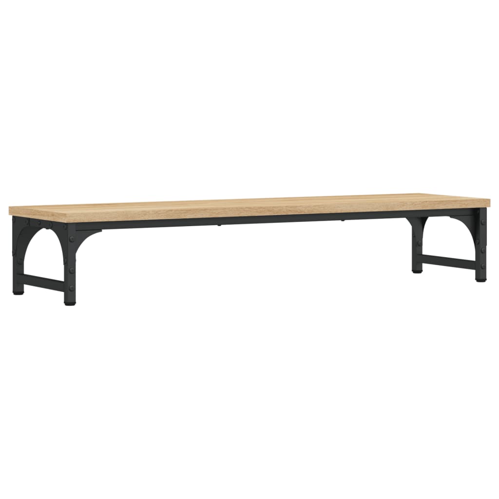 Monitor Stand Sonoma Oak Finish 85 X 23 X 15.5 Cm Engineered Wood