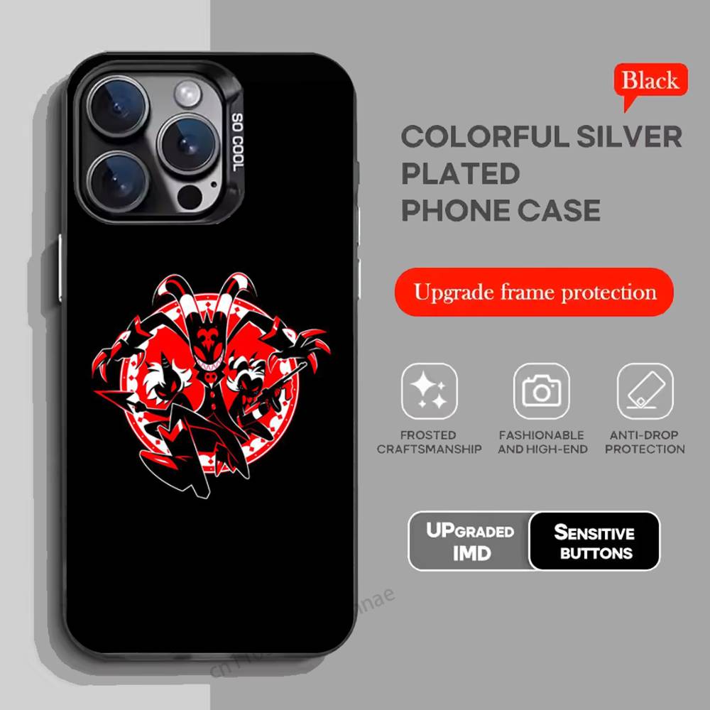 H-Helluva B-Boss Phone Case for iPhone 15 16 Pro Max  Air SE 11 13 Pro 14 Plus 12 11Pro 15Pro Max 16e Cover