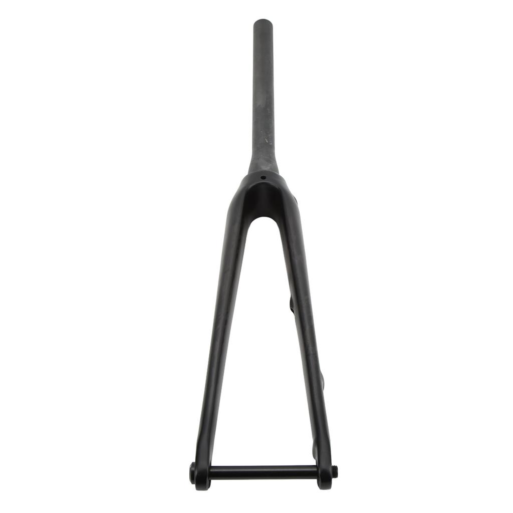 Garfo Dianteiro de Bicicleta Full Carbon para Estrada com Tubo Cônico e Eixo de Barril para Freio a Disco