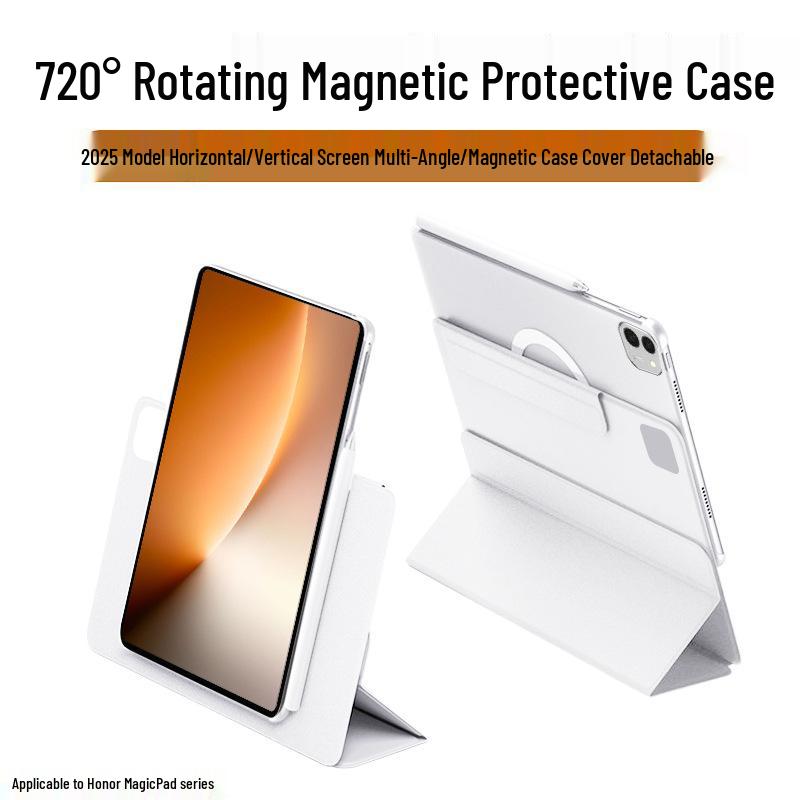 Honor MagicPad 3 13.3" Rotating Protective Case (X9ro/GT) - Magnetic Detachable Double-Sided Clip