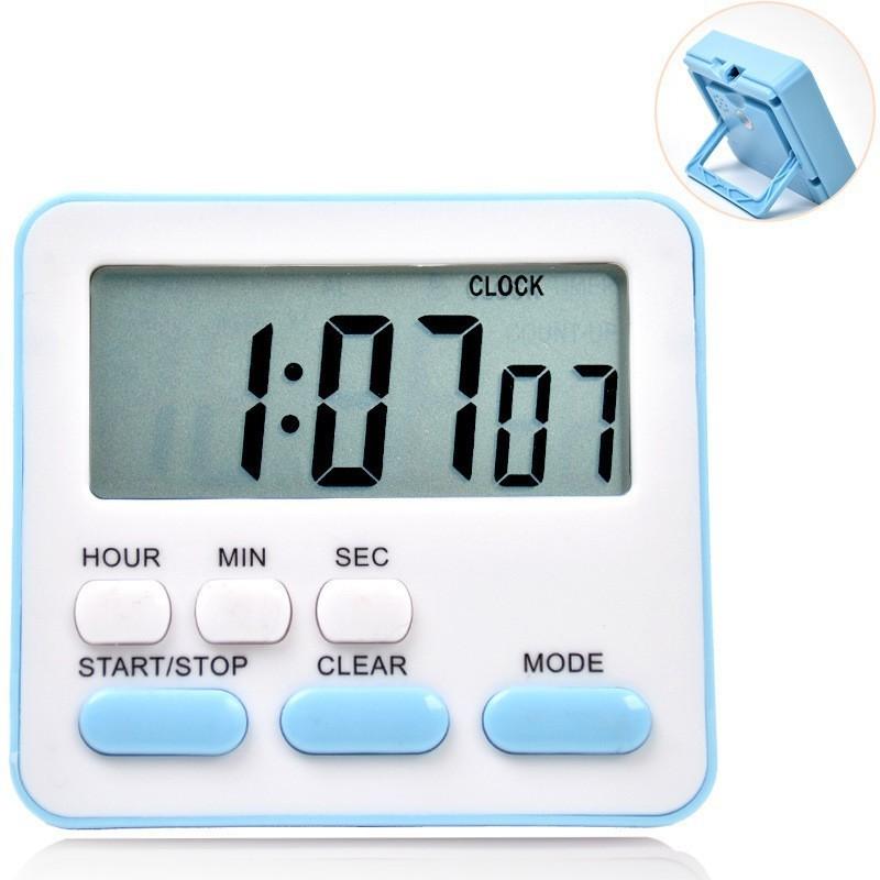 Multifunction Silent Timer With Magnetic Mount For Students And Kitchen Use