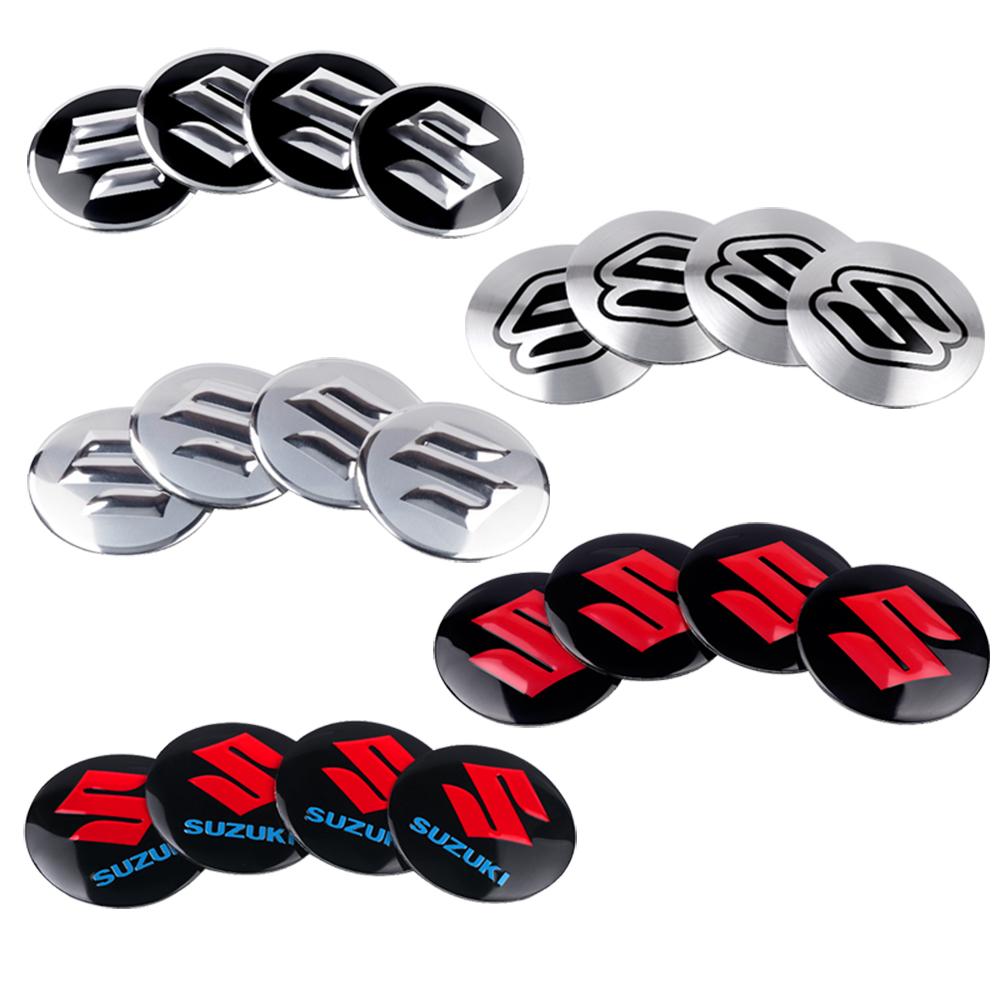 Cache-moyeu de roue de voiture Autocollant Badge Accessoires Auto Pour Suzuki Swift Sport Vitara Jimny SX4 Alto Splash Wagon Baleno
