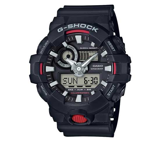 

G-SHOCK GA-700-1ADR Модные мужские женские наручные часы
