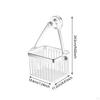 Hanging Kitchen Basket Grid Storage Baskets Wall Mounted Farmhouse Food Garlic Onion