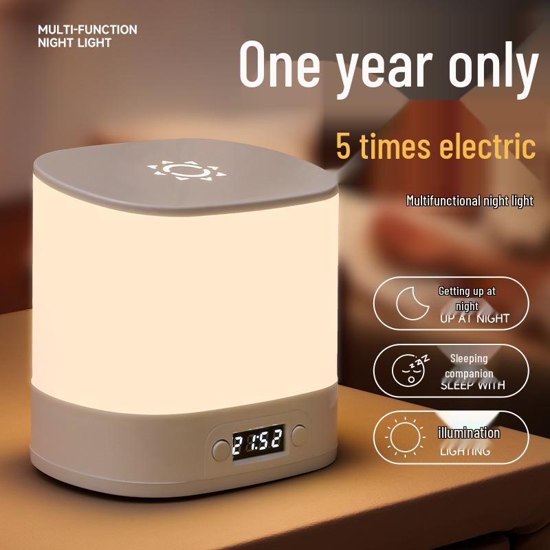 Rechargeable Touch Night Light with Remote - Eye Protection Table Lamp for Postpartum Baby Feeding & Bedroom Sleep