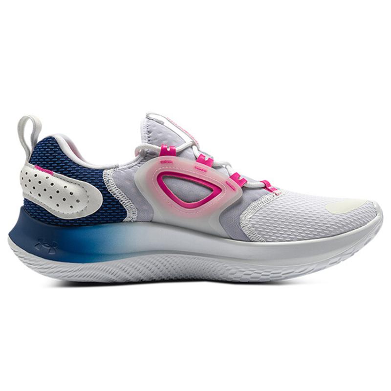 Under Armour Flow Velociti Wind 'White Pink Blue' Sneakers 3024197-100