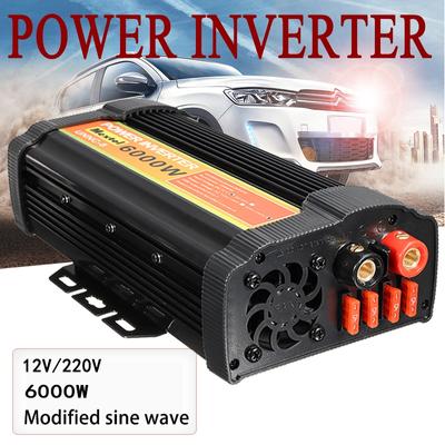 Inverter di Potenza Solare 6000W 12V CC a 220V CA Onda Sinusoidale Modificata Inverter Multifunzionale