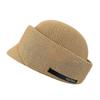 New Solid Color Knitted Cap Cap Women's Summer Outdoor Travel Sunscreen Visor Light Breathable Short Brim Equestrian Hat