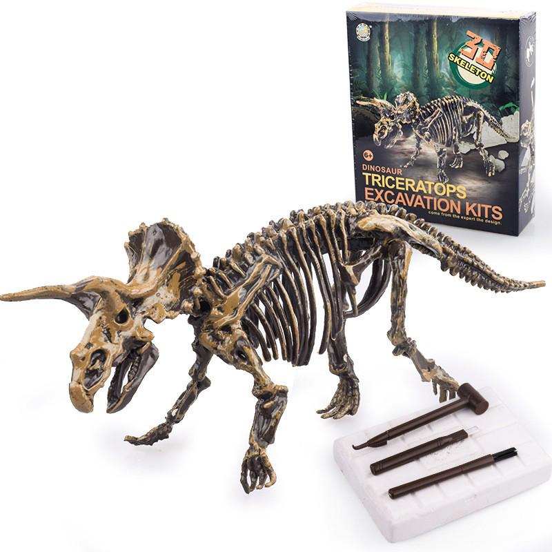 DIY Dinosaur Fossil Excavation Kit for Kids - Blind Box Archaeological Toy Set