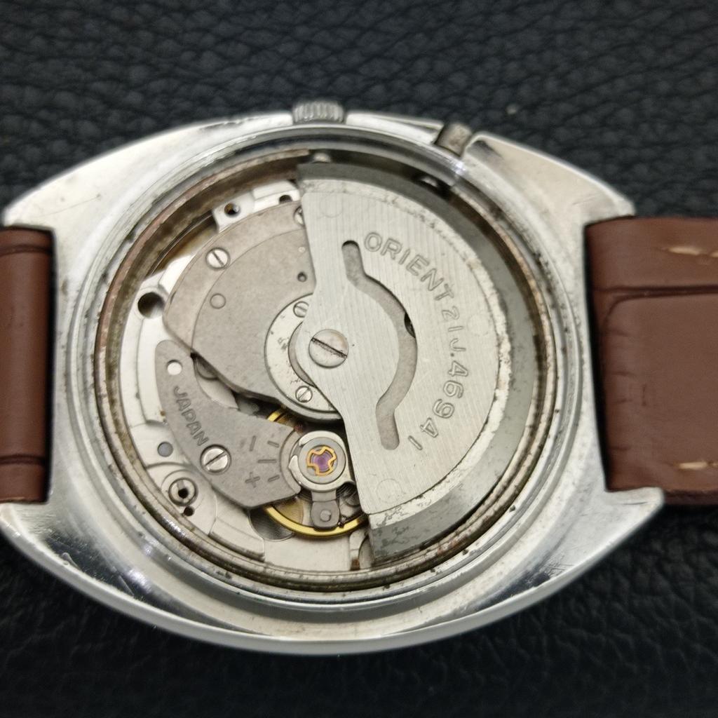 AUTOMATIC 46941 VINTAGE ORIENT JAPAN MENS ORIGINAL DIAL WATCH a704952-1