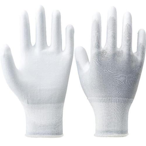 Atom PU Coated Work Gloves S Size 1580-S, 13-Gauge Breathable Safety Gloves for Precision Tasks