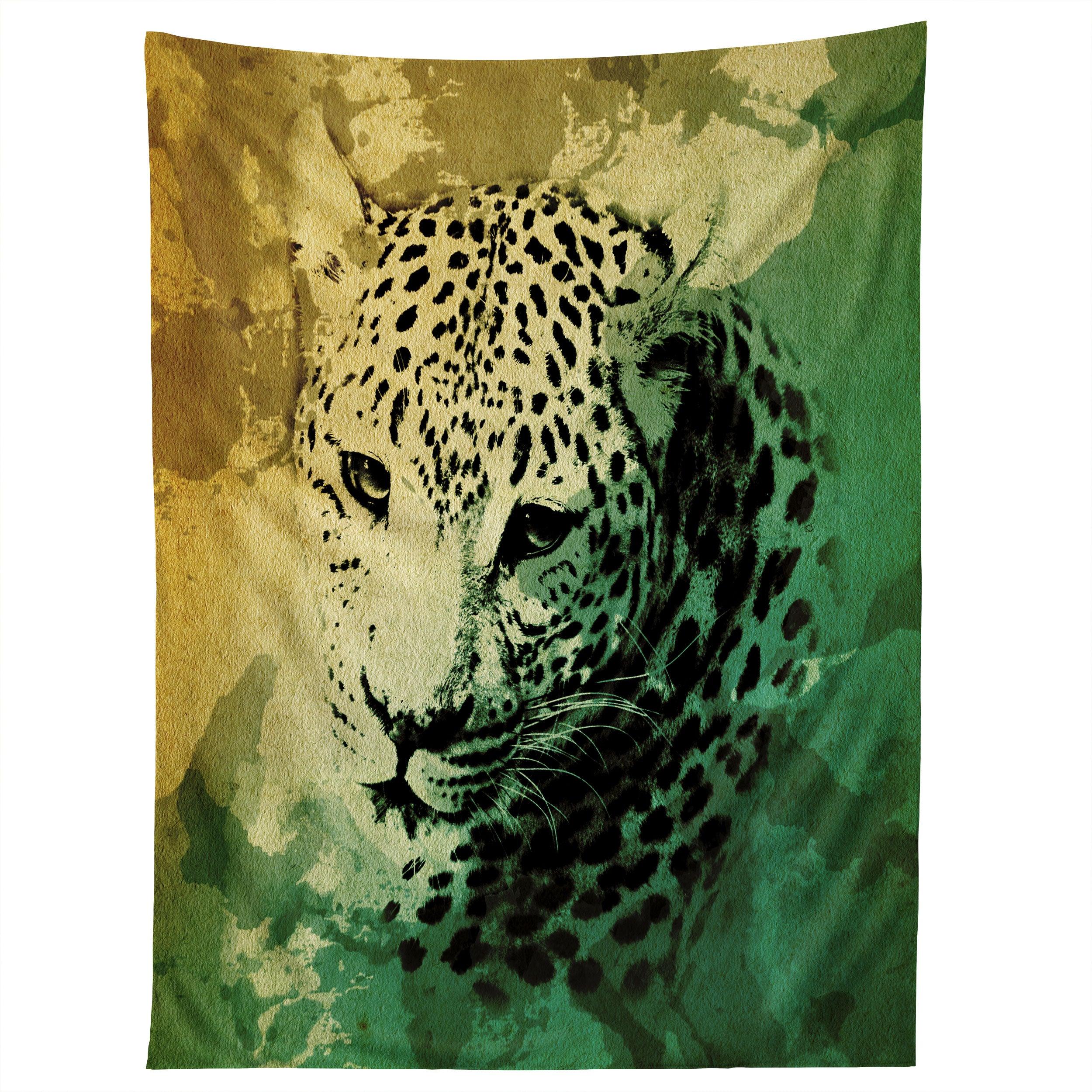 AFRICAN LEOPARD tapestry 75x100