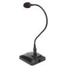 Gooseneck Condenser Microphone Flexible 6.35mm Wired Desktop Microphone for Broadcasting Conferences Lecture