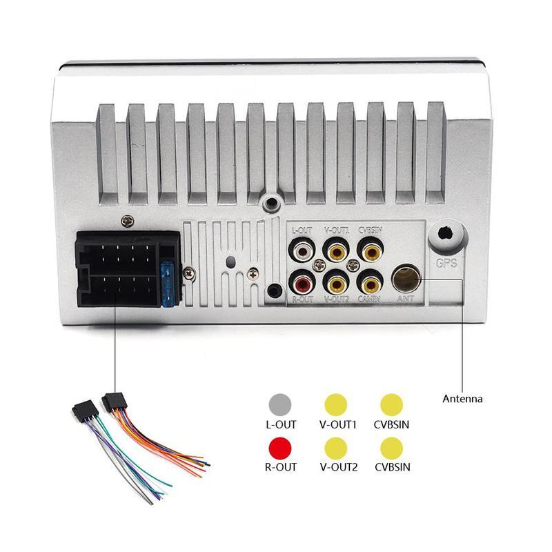 2Din Car Player 7 Inch HD Touch Screen MP5 Multimedia Player Digital Radio FM Bluetooth Auto Player Support Mirrorlink Rear View AUX USB SD