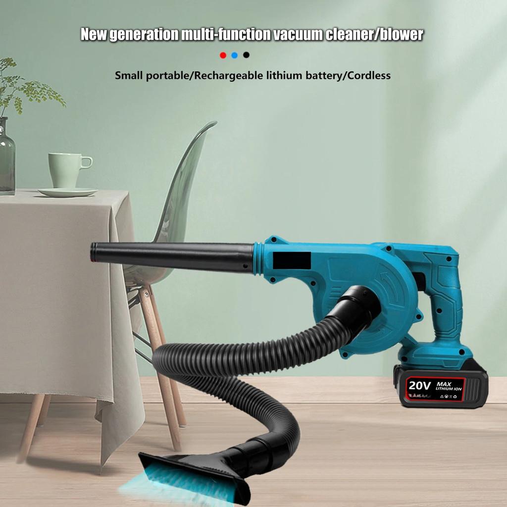 2 In 1 Household Vacuum Cleanner Blowing & Suction Leaf Blower Dust Collector Cordless Portable Electric Air Blower