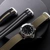 Ribbed Nylon Strap for Omega for Swatch for Moonswatch Stainless Steel Folding Buckle Men Women Sport Replace Watch Band 20mm