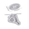Crystal Epoxy Resin Christmas Tree Picture Frame Set Silicone Mold with Support Base for Resin Crafts Making Supplies