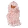 Stylish and Smooth Cotton Doll Wig for Dolls, Fits Heads 35-39cm (light Pink), Perfect for DIY Doll Making and Hair Accessories.