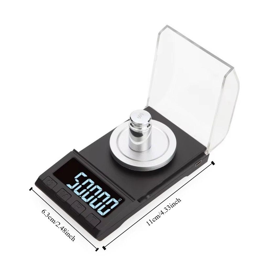 High Precision Jewelry Scale Portable Weight Milligram Scale  Jewelry Reload