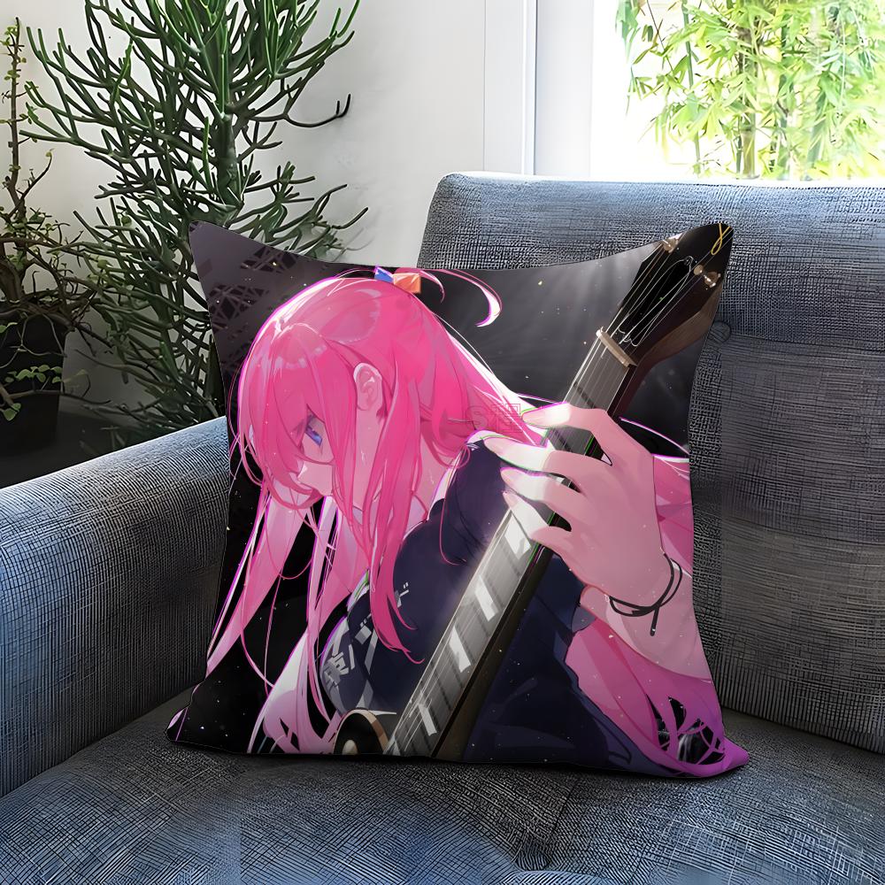 BBocchi tThe RockSS Cushion Cover Comfortable Reversible Pillow Cover Ideal for Car Sofa Bedroom & Beyond