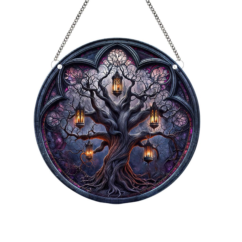 Halloween Decorative Pendant Window Sun Capture Decoration, As A Gift Decorative Pendant, Festive Atmosphere Pendant