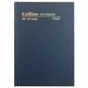 Collins Hard Cover Feint Ruled Notebook 144 Pages A6 (Blue)