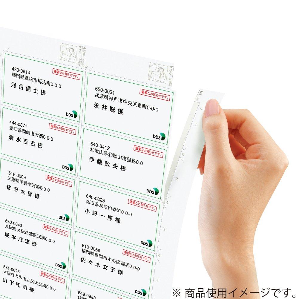 Kokuyo Color Laser Copy Labels, Relabel, Hakadori Type, 10 Labels with Four-Sided Margins, 100 Sheets (LBP-E80367)