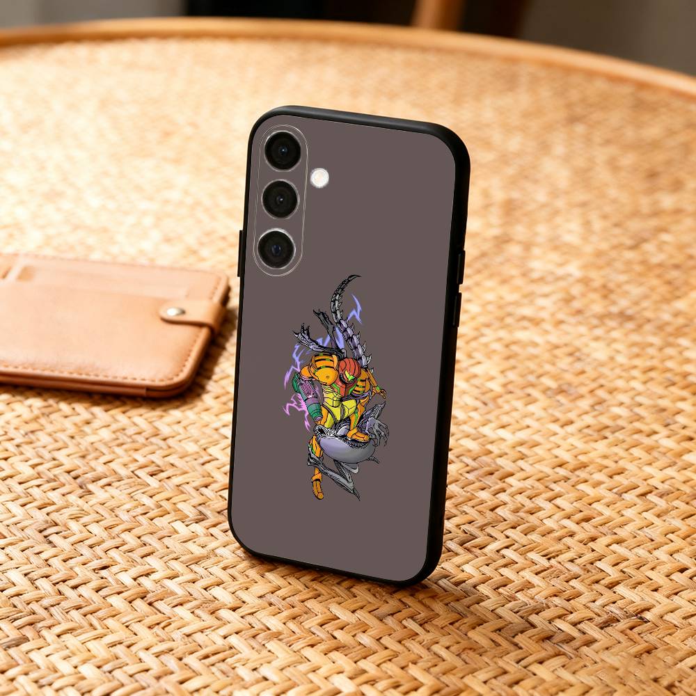 Game M-Metroid D-Dread Phone Case For Samsung  A73,72,71,A52,51,40,41,A22,A32,31,A13, Soft Black Shell
