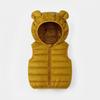 Children's Casual Solid Color Thickened Vests For Boys And Girls