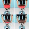 Round Chair Protector Thicken PU Leather Elastic Bar Stool Chair Cover Waterproof Stool Slipcover Small Round Seat Cushion Cover