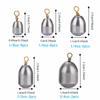 27PCS Lightweight Fishing Weights Iron Fishing Sinkers Fishing Weights Sinkers  Catfish Fishing