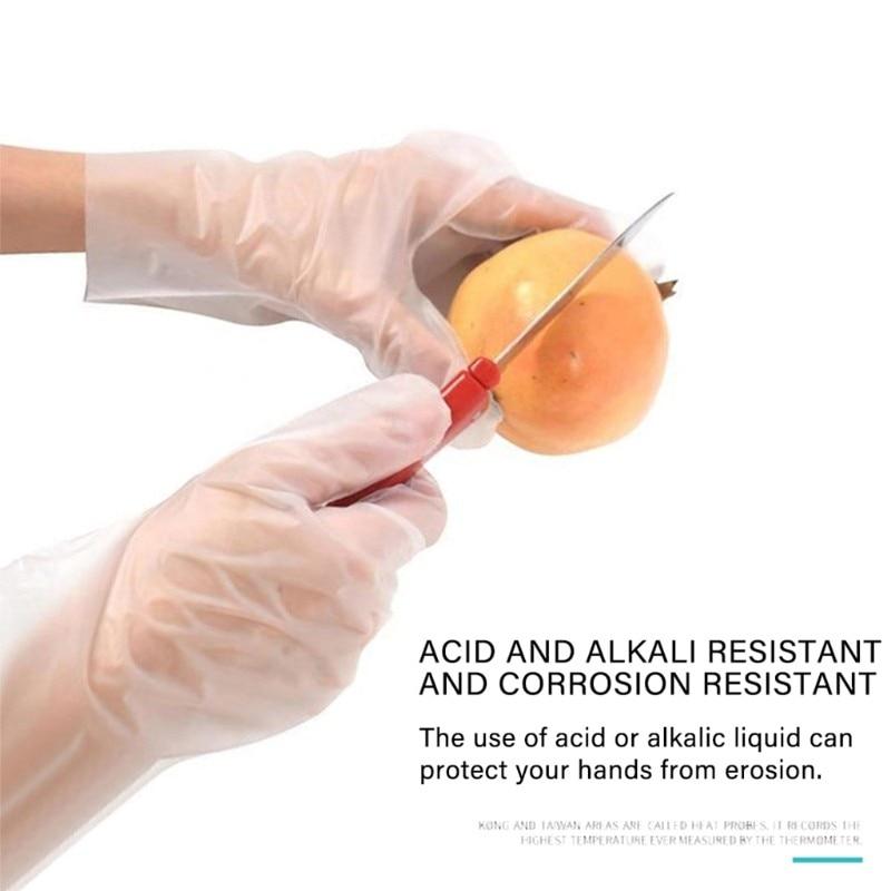 100 Stück/Karton PVC-Handschuhe Hausküche Garten Reinigung Power-Free Latex Transparent Einweg-Vinylhandschuhe