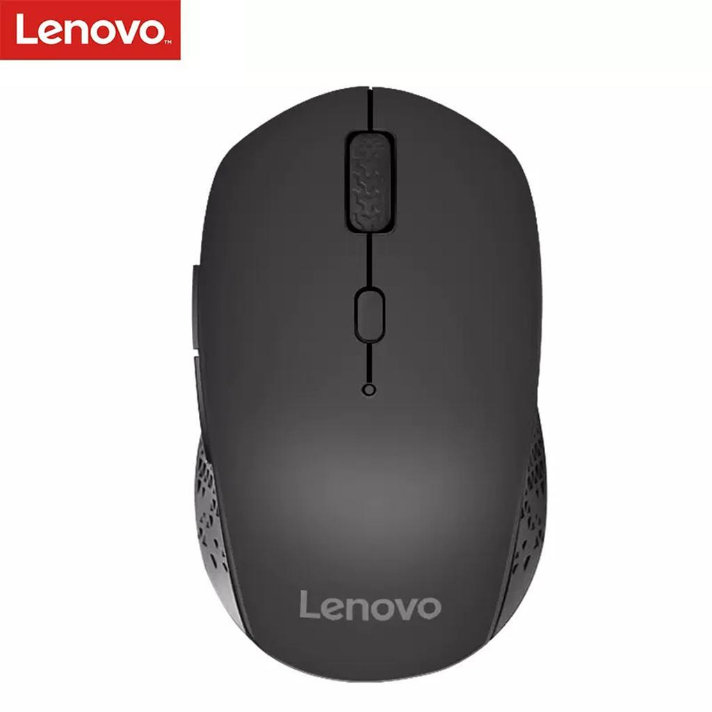 Lenovo Howard Wireless Mouse, 2.4GHz Wireless BT Mouse with Nano USB Receiver Portable Mouse for