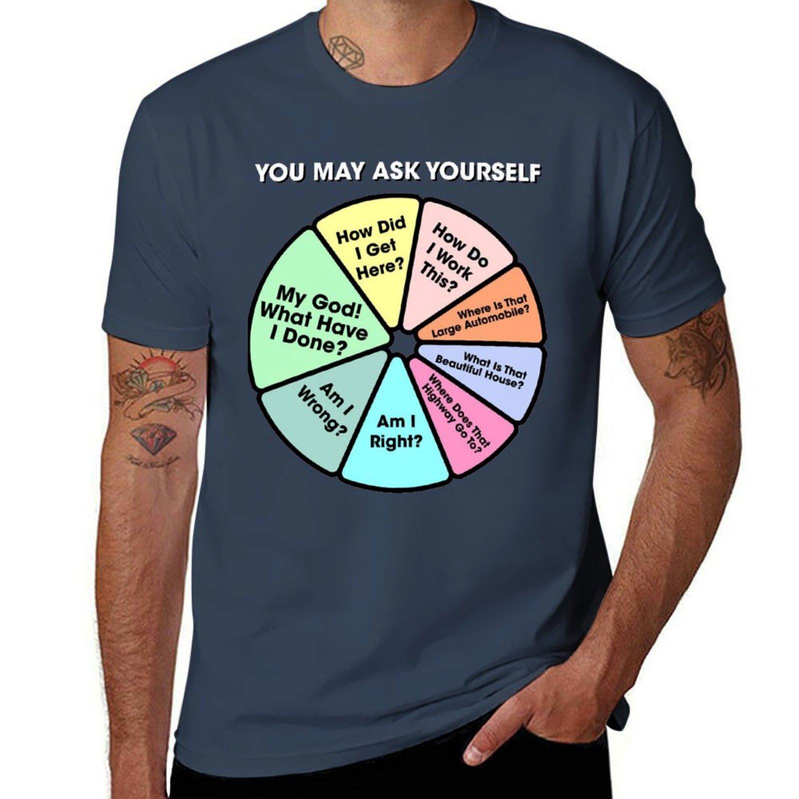 Once In A Lifetime Pie Chart Tshirt Nonshrink Basic Cotton Tshirt S