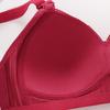Ladies Pure Cotton Large Size Thin Underwear Anti-sagging Bra No Steel Ring Gathering Breathable Sexy Fashion Printing Bra