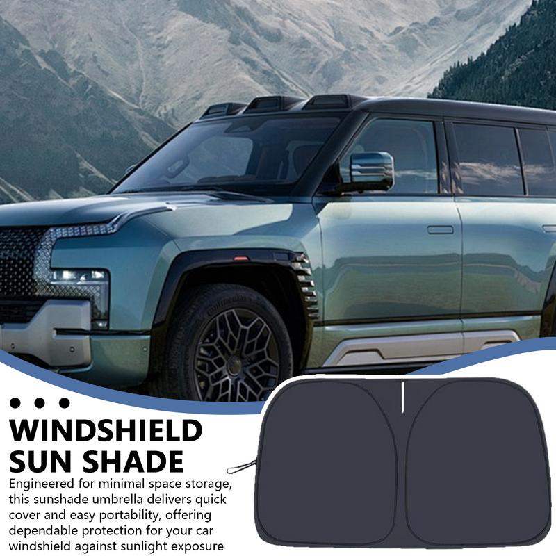 Windshield Umbrella Sun Shade For Car Umbrella Shade For Car Foldable Blocker Sunroof For Automotive Exterior Interior Dashboard