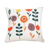New Canvas Towel Embroidered Pillowcase Ins Pastoral Home Style Living Room Sofa Decoration Cushion Waist Pillow