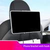 Back Seat Phone Holder with 2 Hooks Compatible For Car 3/Y 360 Degree Rotate Stand Support Tablet Interior Accessories