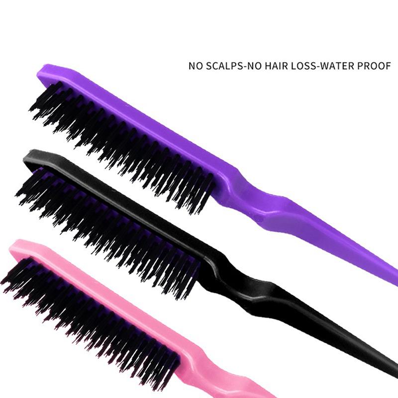 3Pcs/Set Double Sided Edge Control Hair Comb Hair Styling Hair Brush Tool