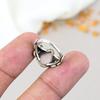 925 Sterling Silver Rose Quartz Pear Shape Gemstone Ring For Women