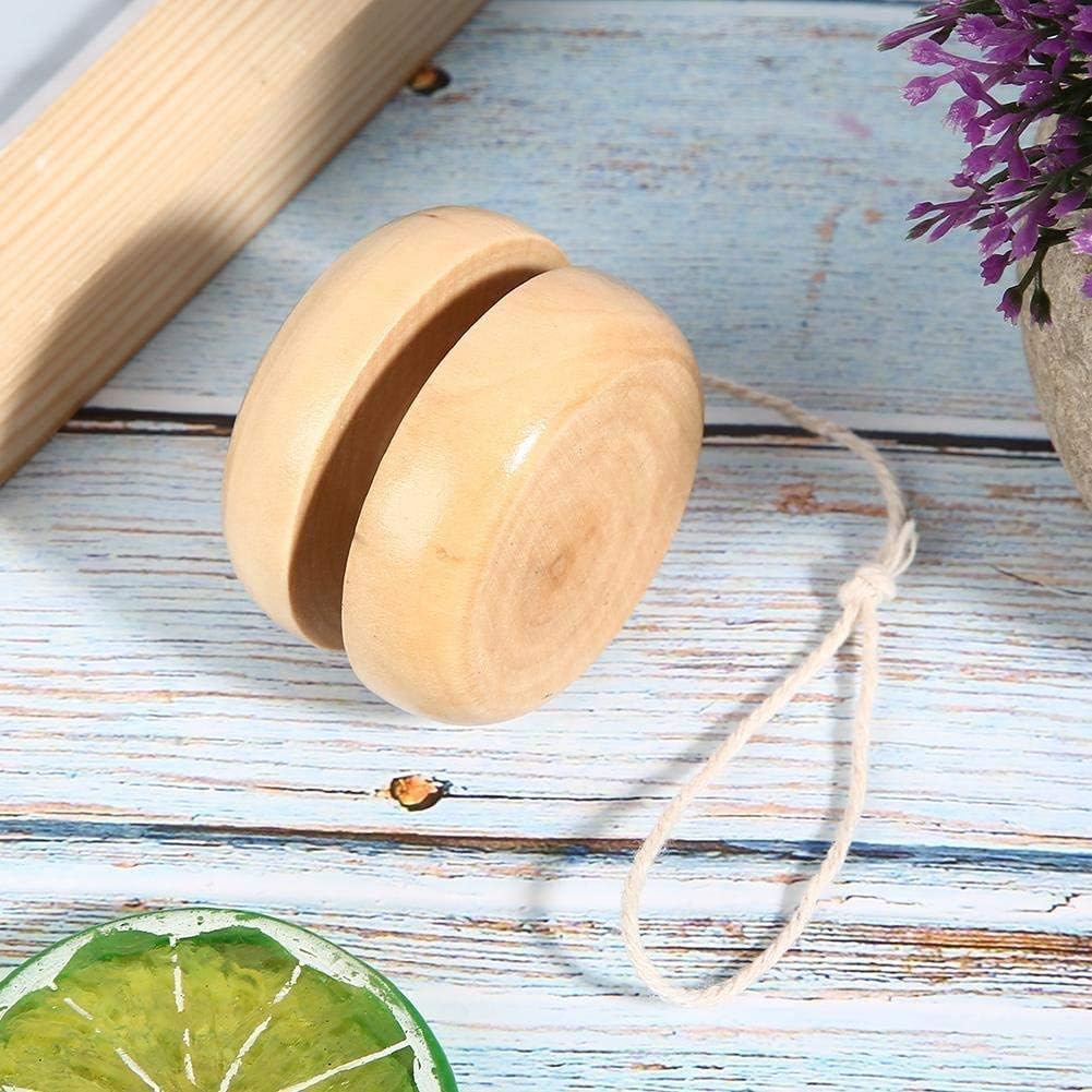 Wooden yo-yo for beginners, fun for both adults and children, paintable, perfect for Christmas or birthdays. [Product Code]