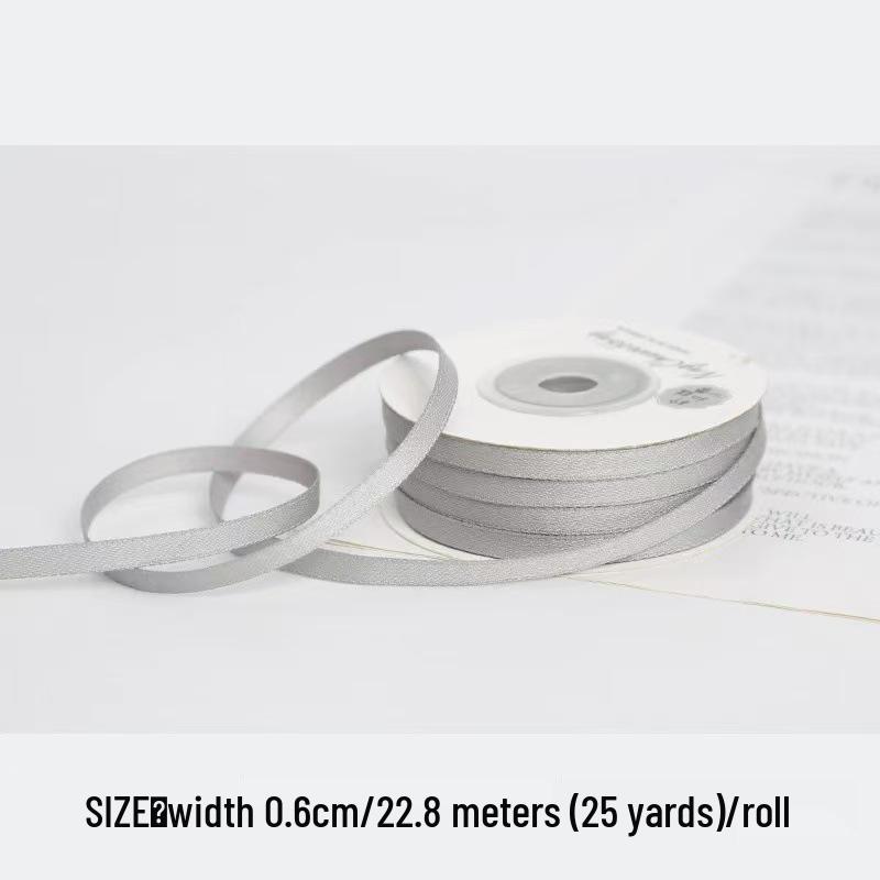 Korejská polyester-bavlna matná stuha pro DIY mašle a vlasové doplňky, 1 cm