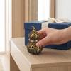 Brass Good Luck Gourd Retro Hollow Relief Craft Wu Lou Fengshui Ornament Success Wealth Longevity Hanging Accessories