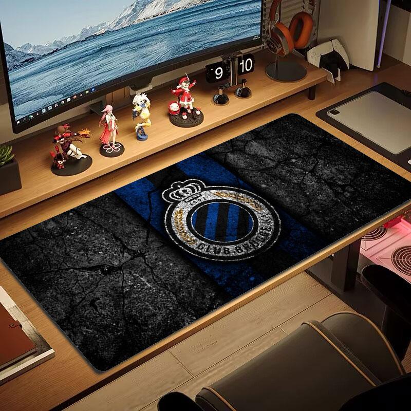 Club Brugge KV Large Size Mouse Pad Large Gaming Table Cushion Non-slip Laptop Tablet Big Mousepad XXL Mat Mini PC Playmat With Lock Edge