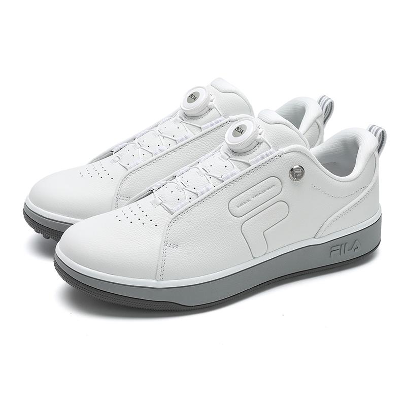 New FILA GF 1911 Trainer Low Top Golf Shoes Men's White Gray A12M521701FBL
