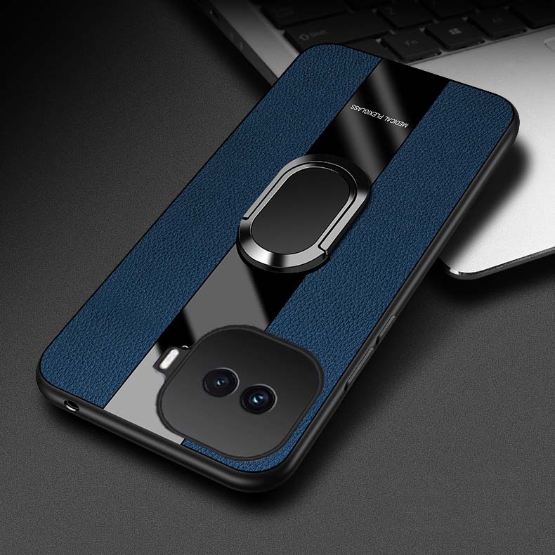 For Vivo iqoo 15R Case Business Elliptical Bracket All-Inclusive Shockproof Leather Soft Silicone Fashion for iqoo 15R Back Cover